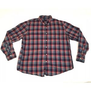 J Crew Men’s flannel Button Front Shirt XL
